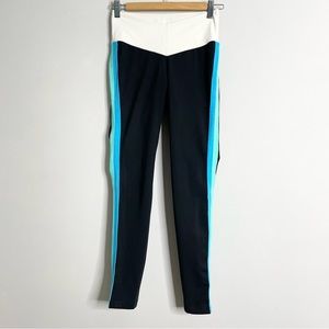 New Balance Black and Blue Athletic Leggings